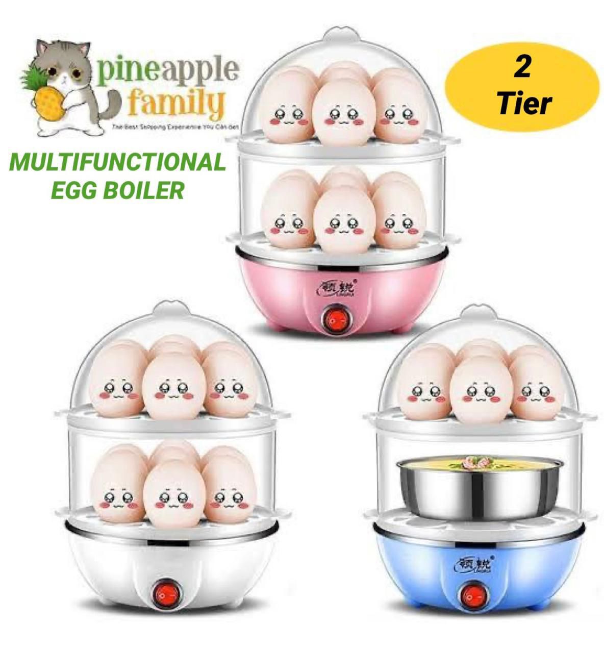 ZS - Multifunctional 2 Layer Egg Boiler