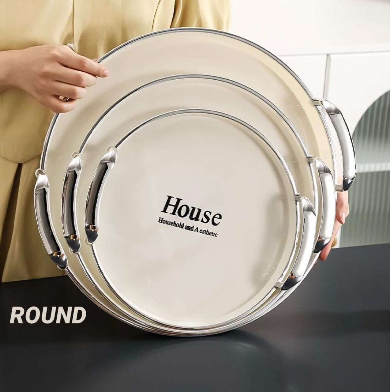 ZS - Multipurpose Tray Set 3pcs - Silver