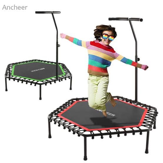 ZS -48 Inch Fitness Trampoline/Rebounder with Adjustable Handle