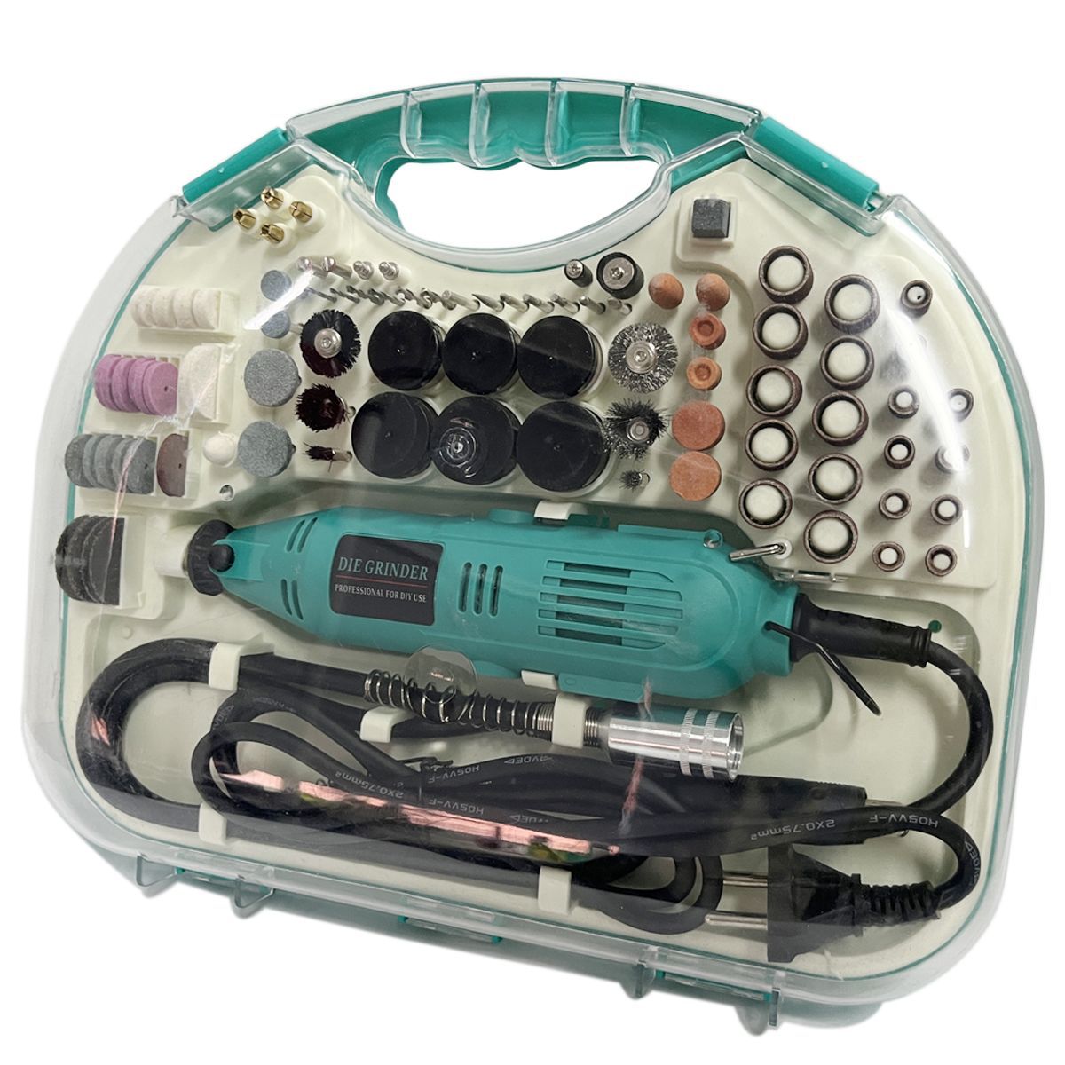 ZS - Mini Die Grinder Tool Kit 130W Rotary Tool With 211 Piece Accessories & Flexible Shaft