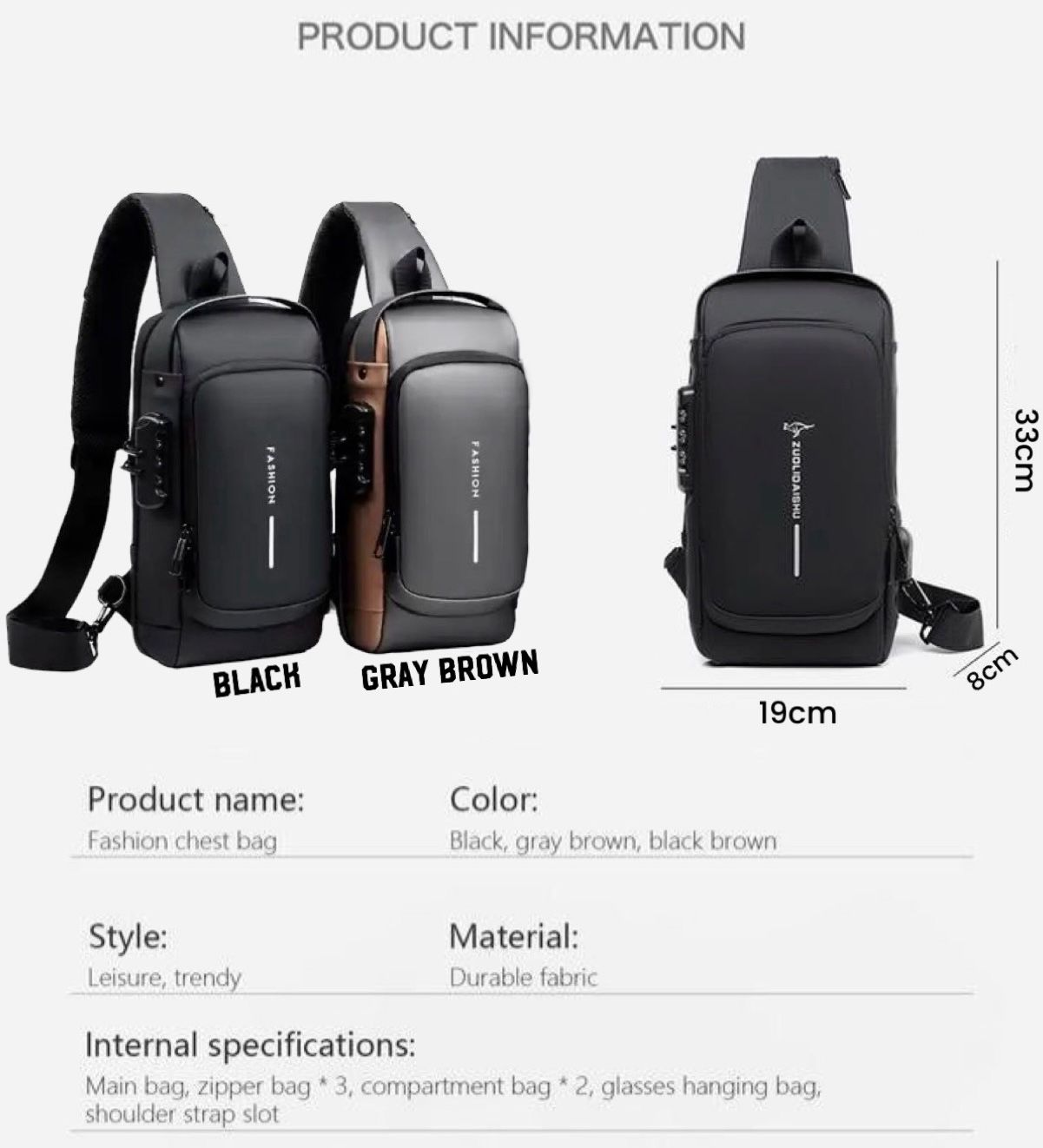 ZS - Anti-Theft Chest Bag