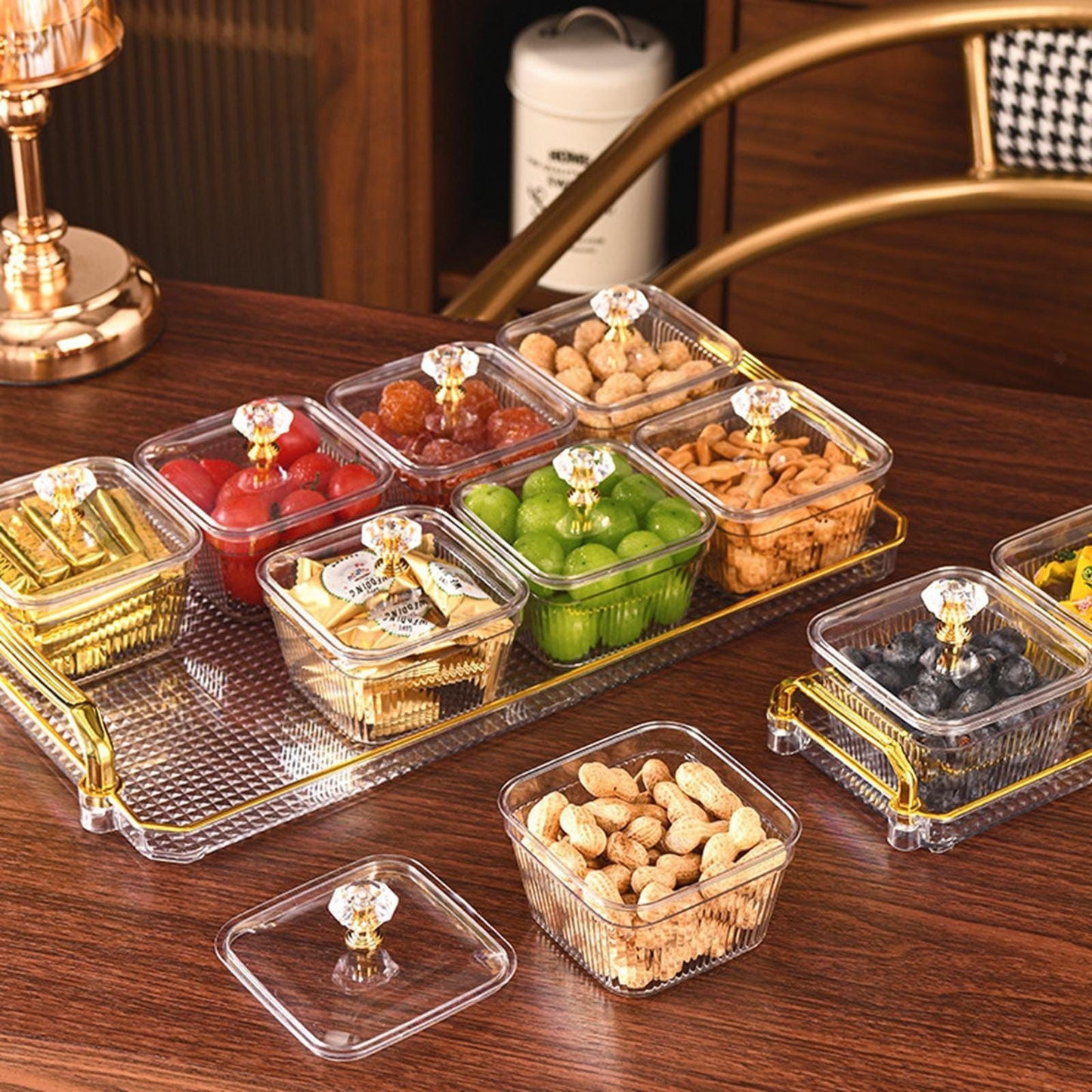 ZS - Condiment Bowl Set With Tray