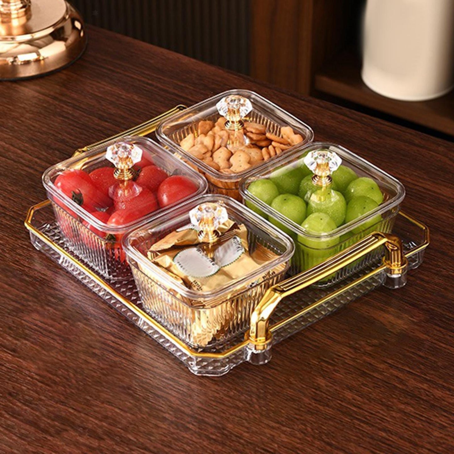 ZS - Condiment Bowl Set With Tray