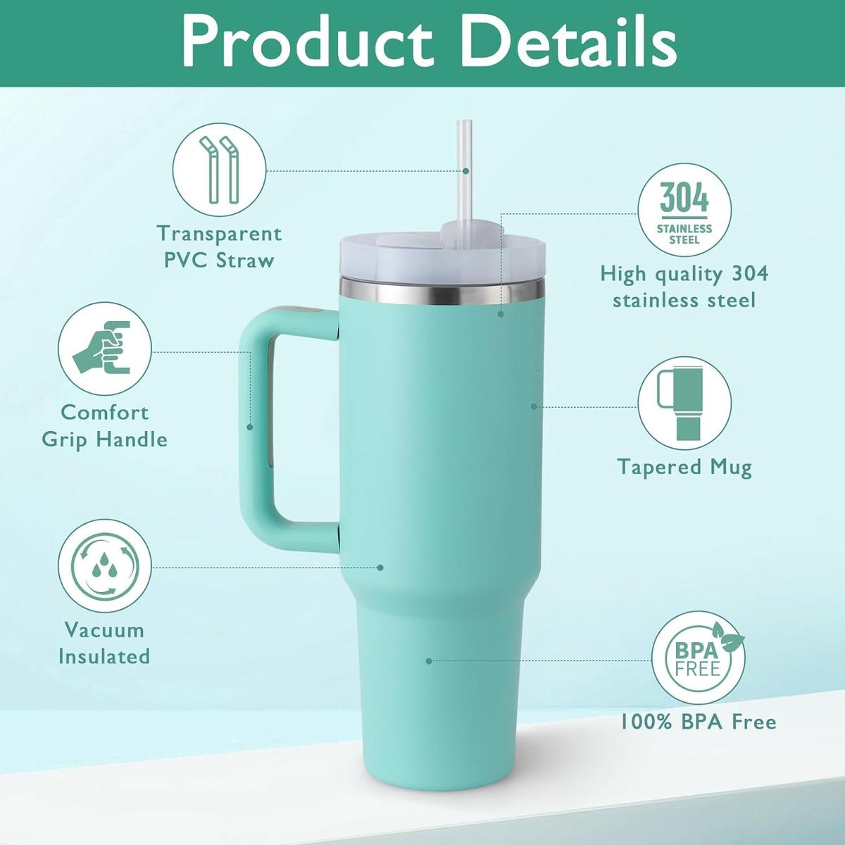 ZS - Insulated Travel Flask Quencher 40oz/1200ml