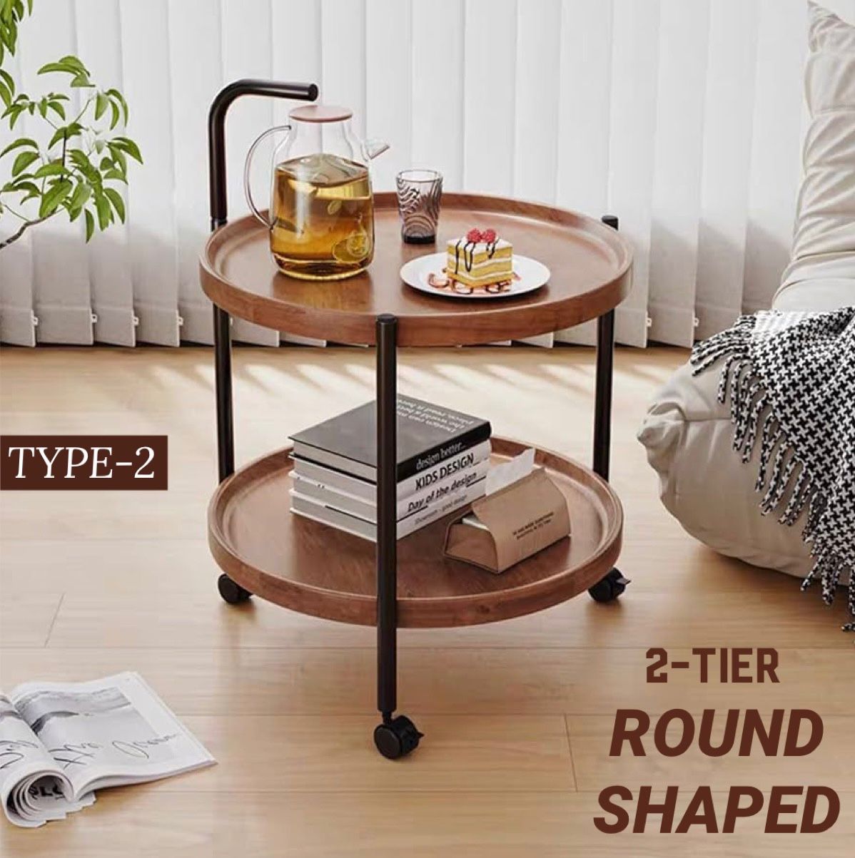 ZS - 2 Tier Luxurious Side Table