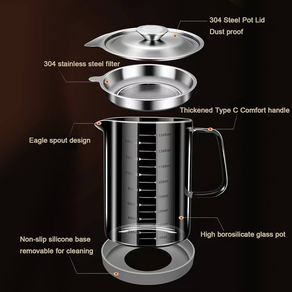 ZS - Oil Strainer Glass Jug