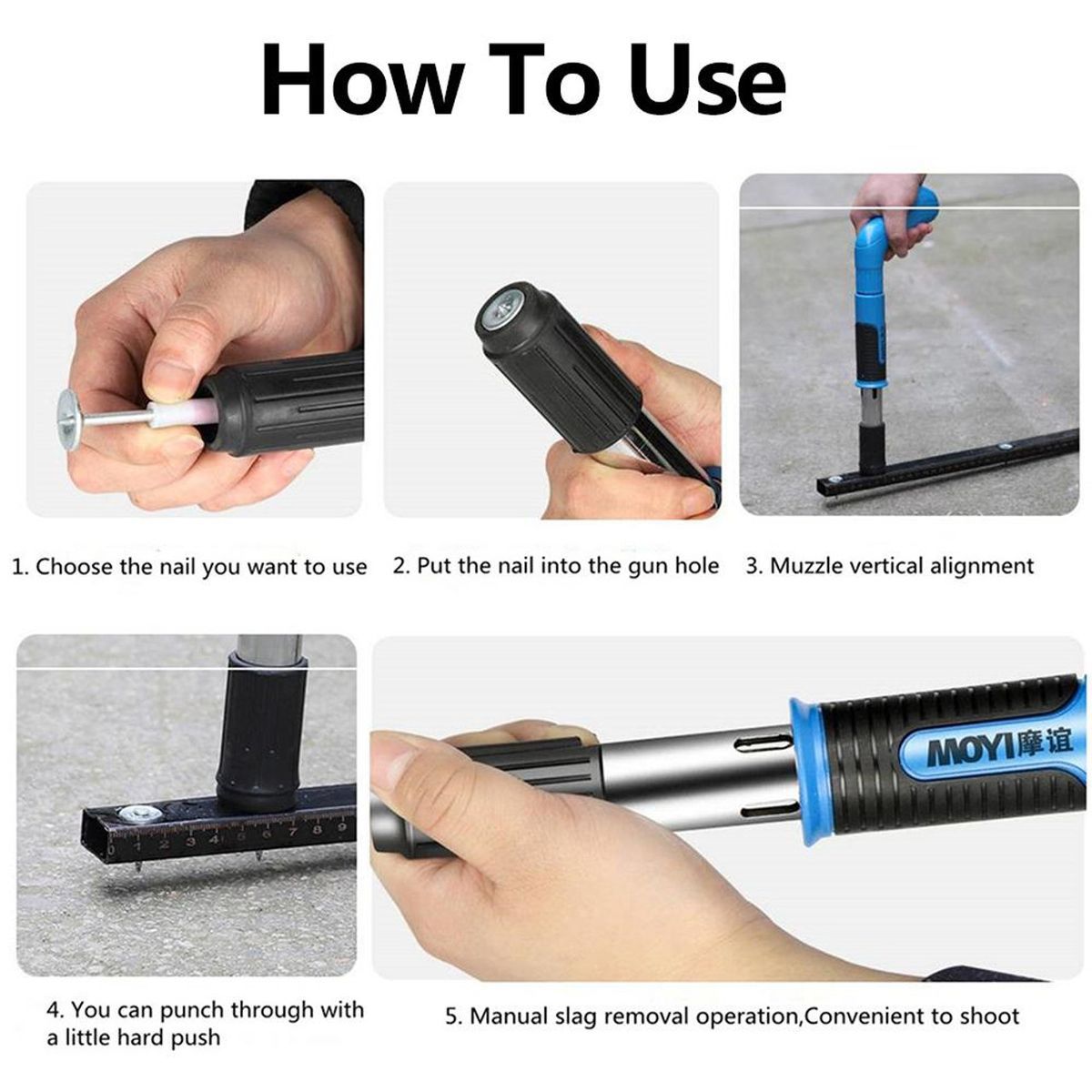 ZS - Mini Portable Cordless Nail Gun