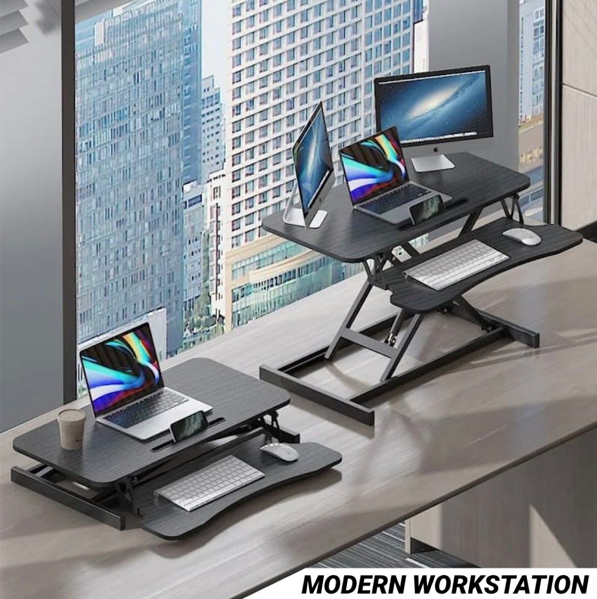 ZS - Sit and Stand Modern Workstation