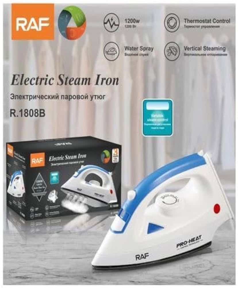 ZS - RAF Electric Steam Iron 1200W