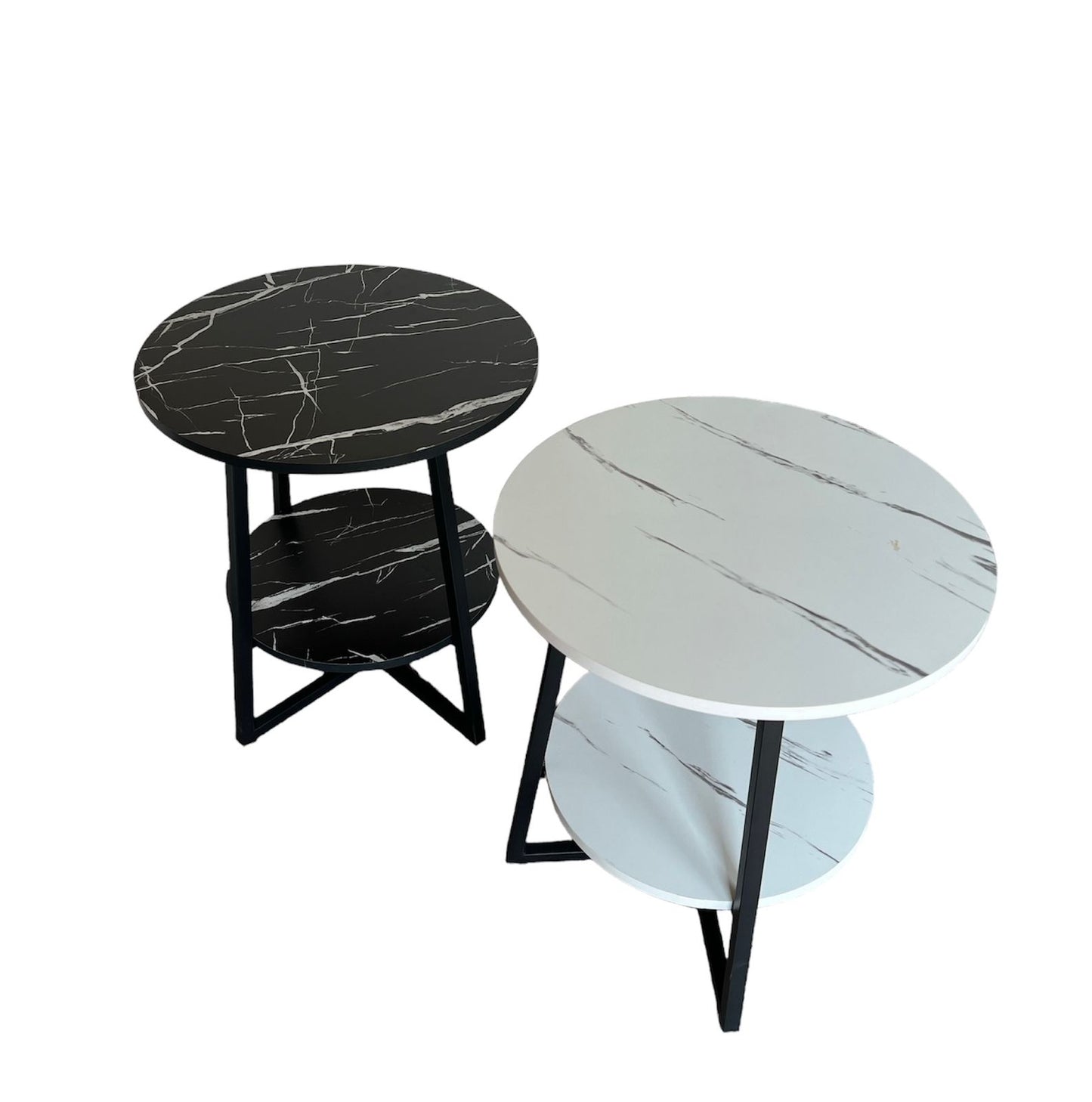 ZS - 2-Tier Luxury Super Sturdy Side Table