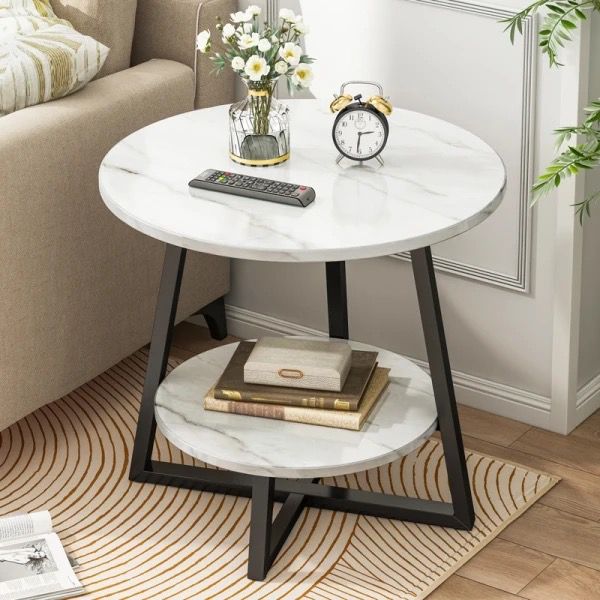 ZS - 2-Tier Luxury Super Sturdy Side Table