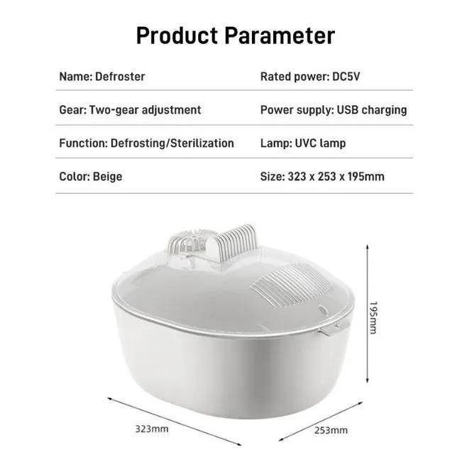ZS - 4 in 1 Meat Defroster/Thawer