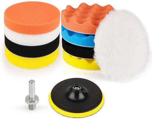 ZS - 11 Piece Car Foam Drill Polishing Pad Kit
