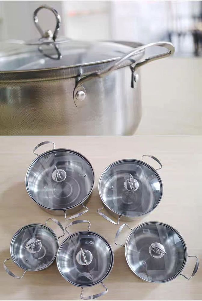 ZS - Stainless Steel Pots and Pans - 10 Piece