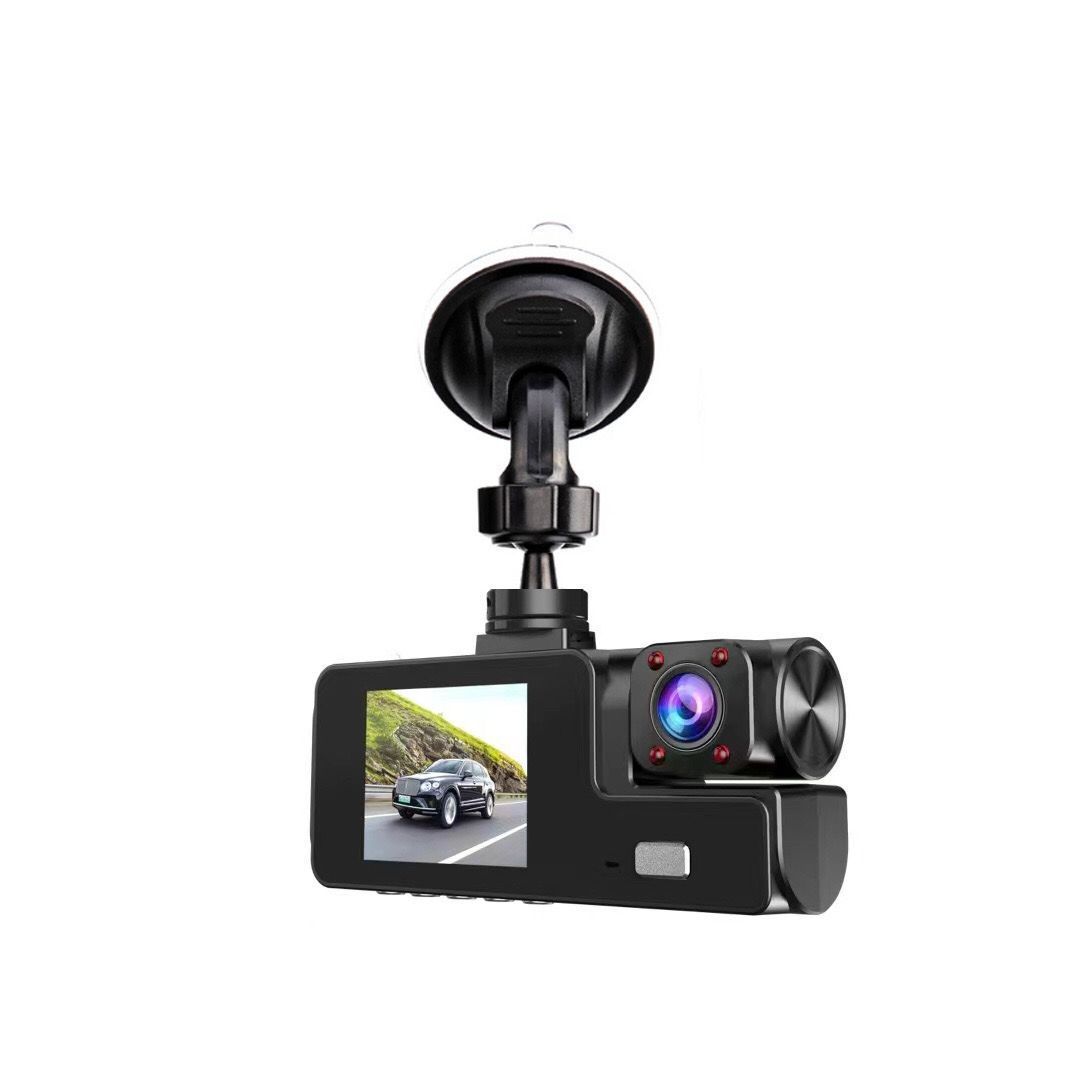 ZS - DUAL DASHCAM HD 1080P Triple Lens Reverse Park Monitor Car DVR viidure