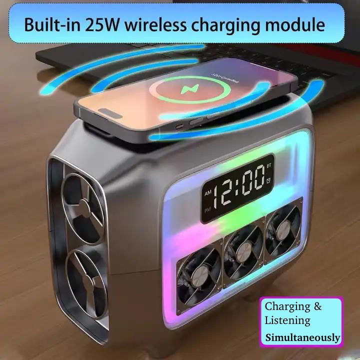 ZS - Bluetooth Speaker with wireless charging station