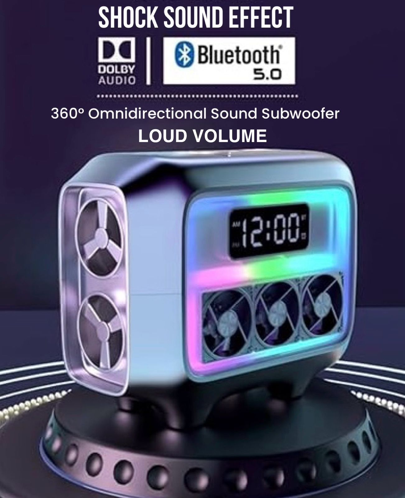 ZS - Bluetooth Speaker with wireless charging station