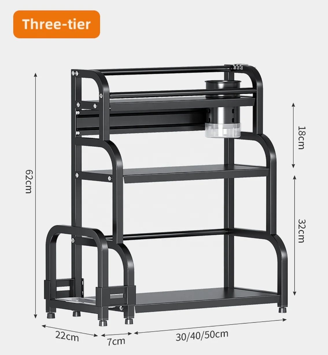 ZS - 3 LAYER MULTIFUNCTION DISH RACK