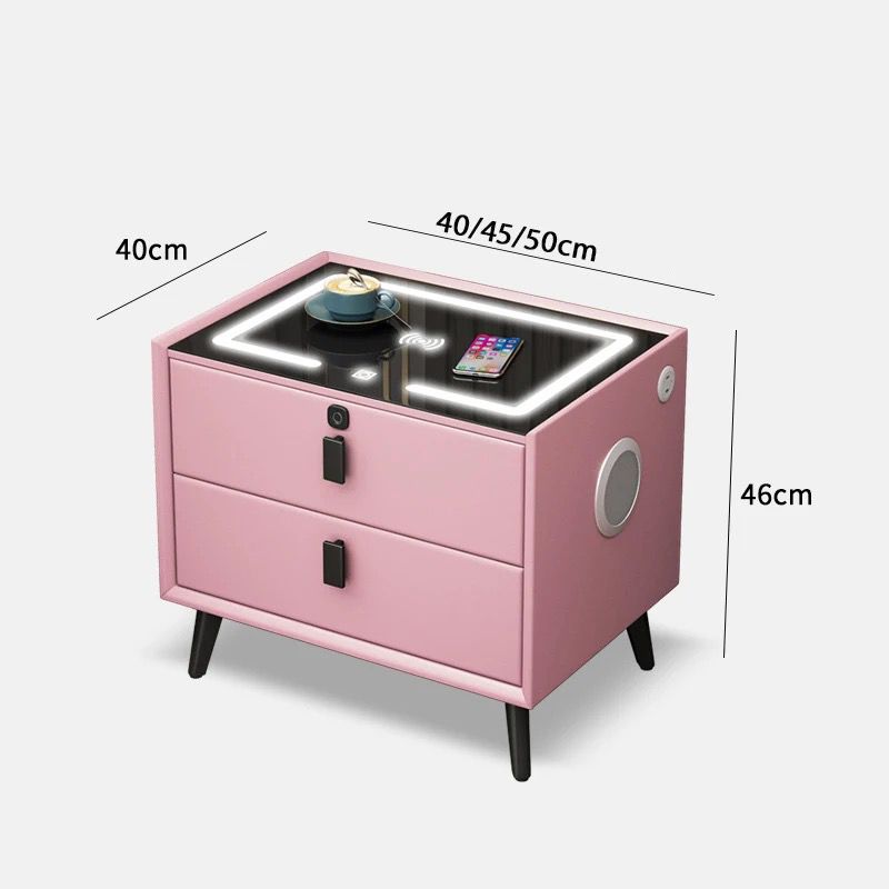 ZS - SMART SIDE TABLE WITH WIRELESS CHARGING STATION Nightstand