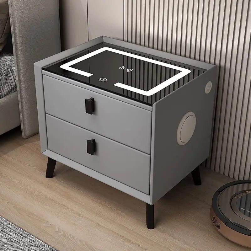 ZS - SMART SIDE TABLE WITH WIRELESS CHARGING STATION Nightstand