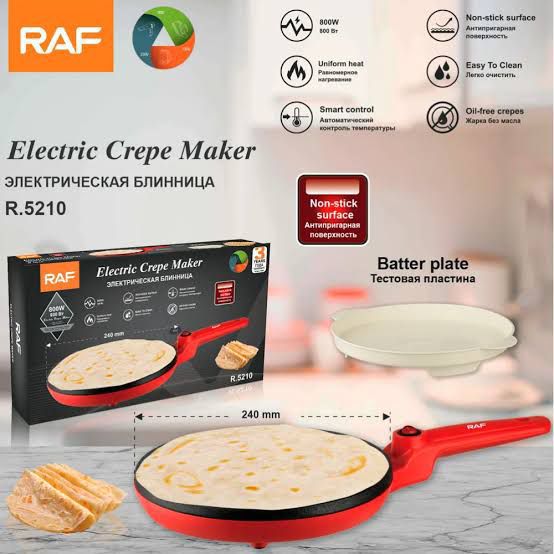 ZS - RAF Household Convenient Electric Cordless Crepe And Pancake Maker