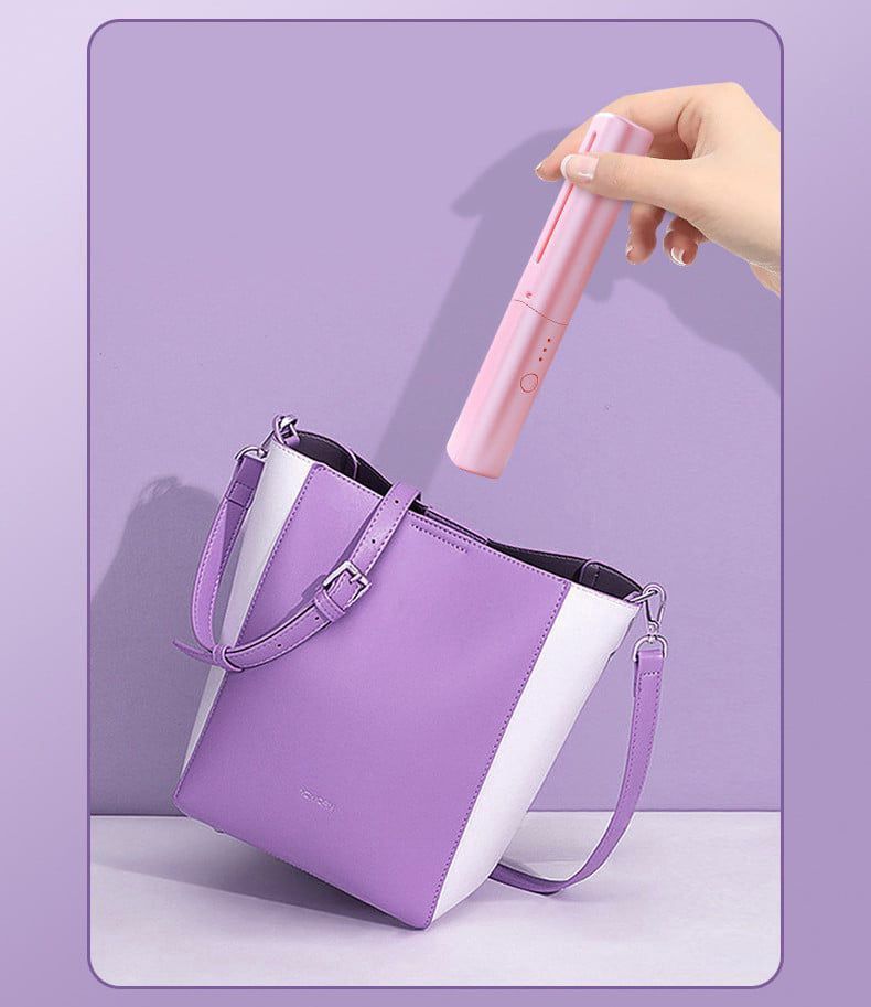 ZS - Portable Rechargeable Travel Heat Comb Hair Straightener