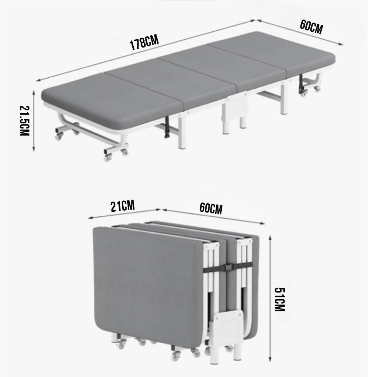 ZS - RECLINER FOLDING BED