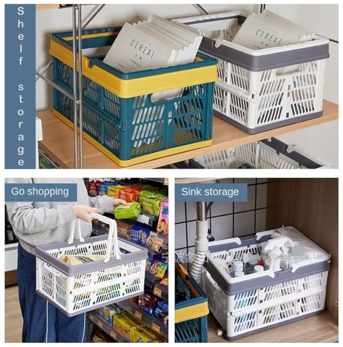 ZS - Multifunctional Collapsible Storage Basket