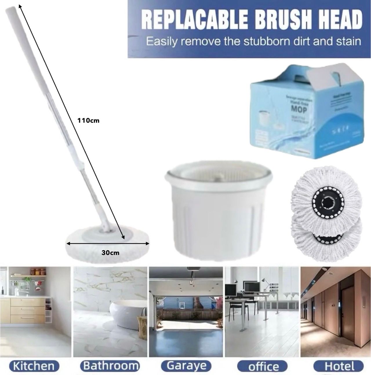 ZS - Spin-Mop & Bucket 2 Mop Pads