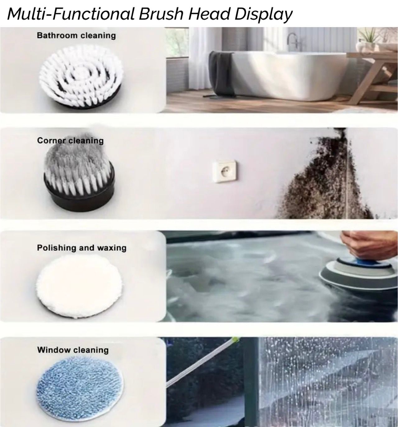 ZS - 5 in 1 Cordless Electric Cleaning Brush