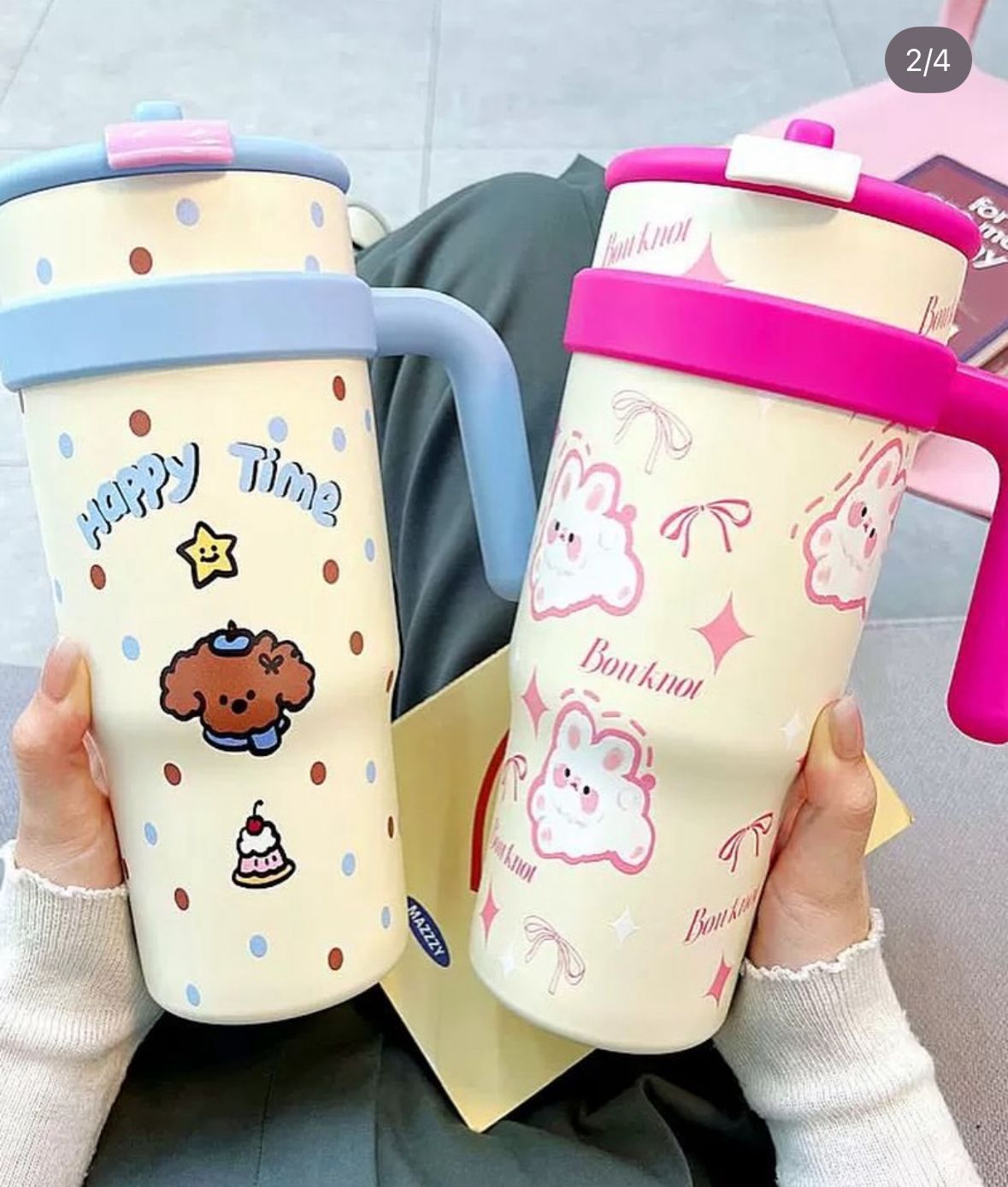 ZS - 1200ml Printed Travel Tumbler Flask