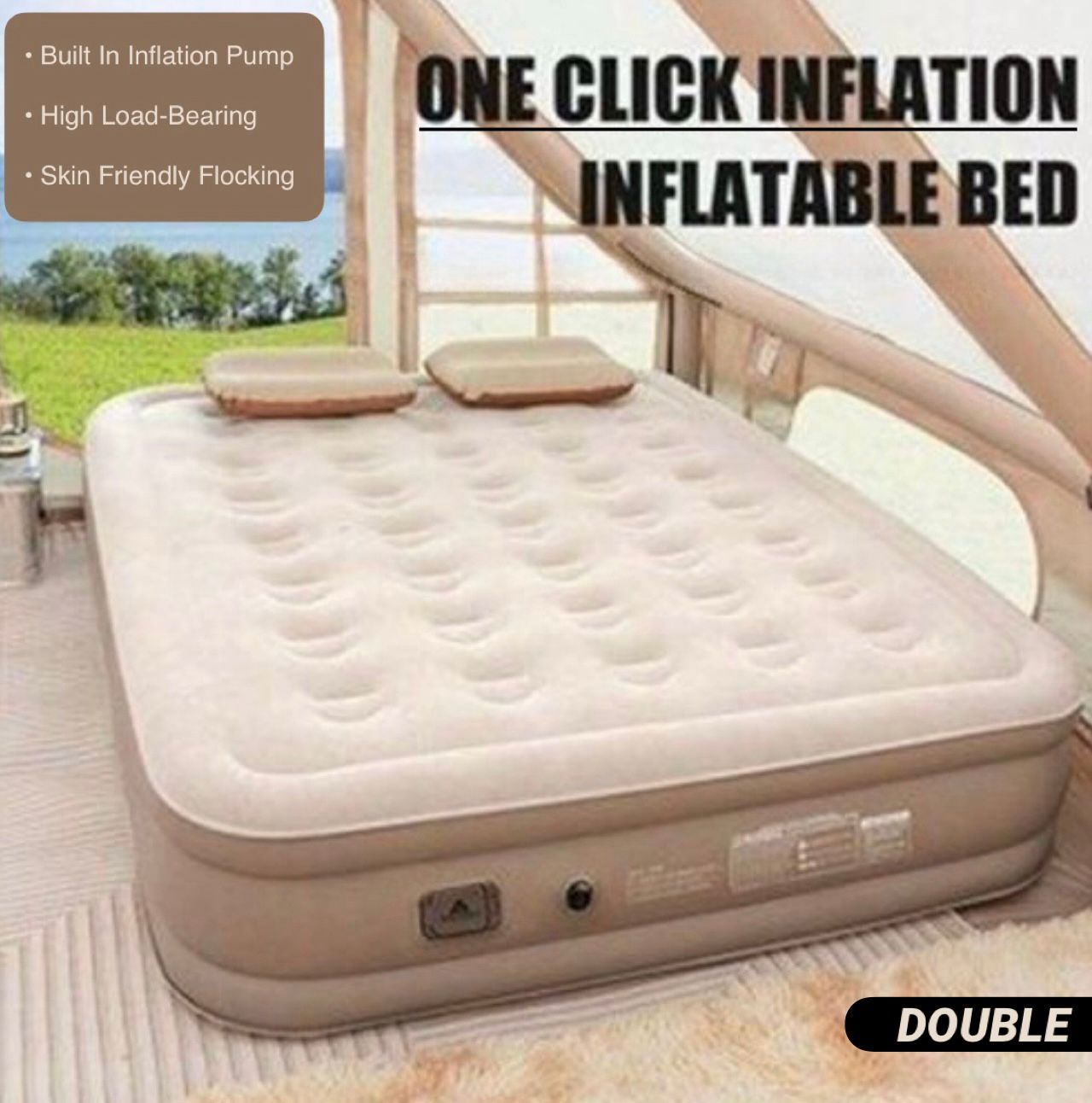 ZS - One-touch Inflatable Bed - Double