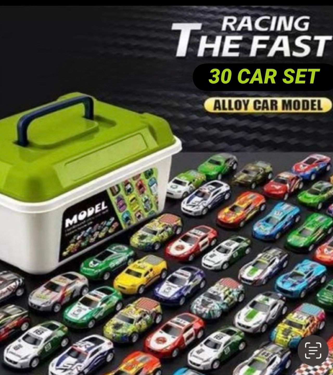 ZS - Alloy Car Model Car Set in a Bucket - 30 Pieces