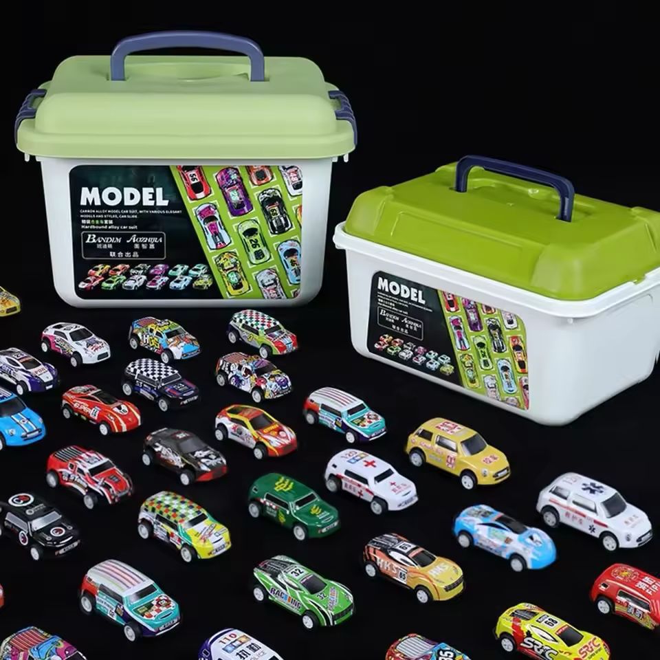 ZS - Alloy Car Model Car Set in a Bucket - 30 Pieces