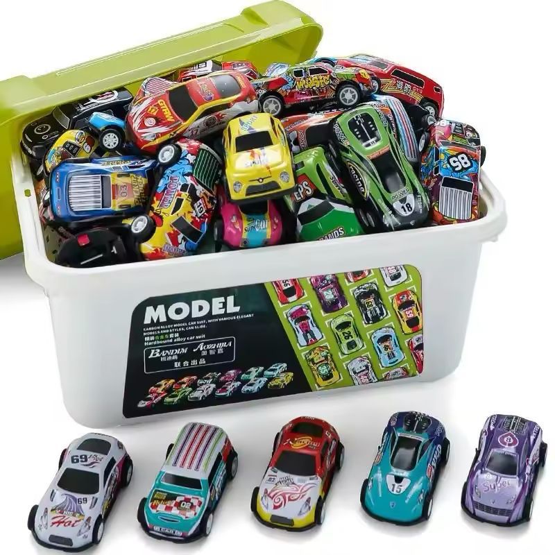 ZS - Alloy Car Model Car Set in a Bucket - 30 Pieces