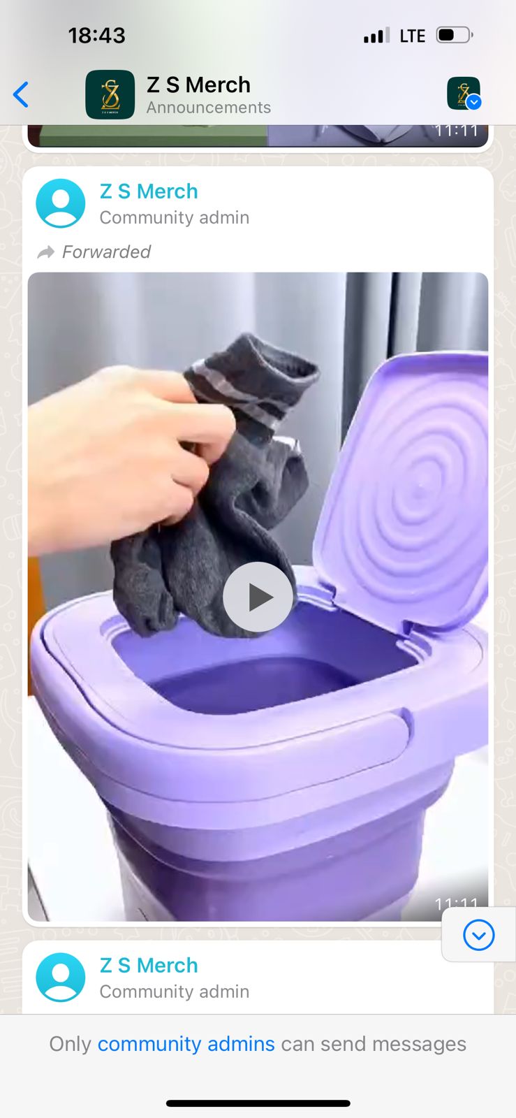 ZS - Multifunctional Folding Mini Washing Machine