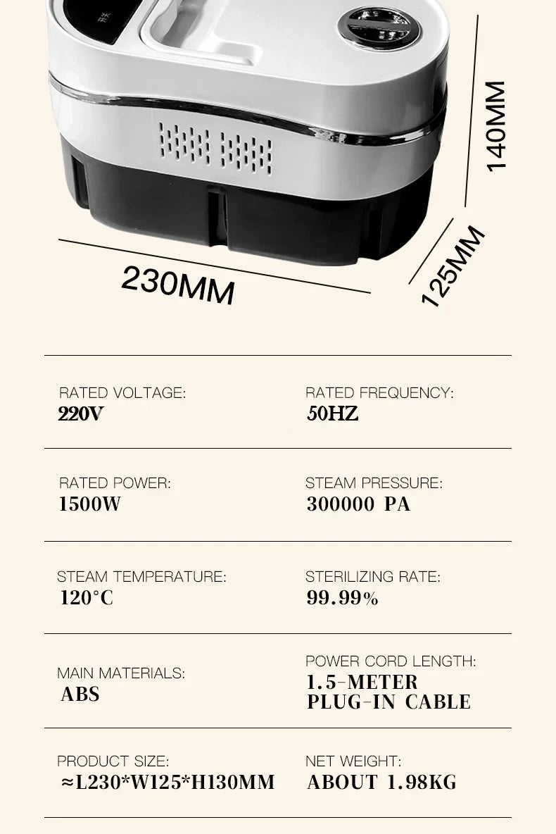 ZS - 220V 1500W High Pressure Handheld Steam Cleaner