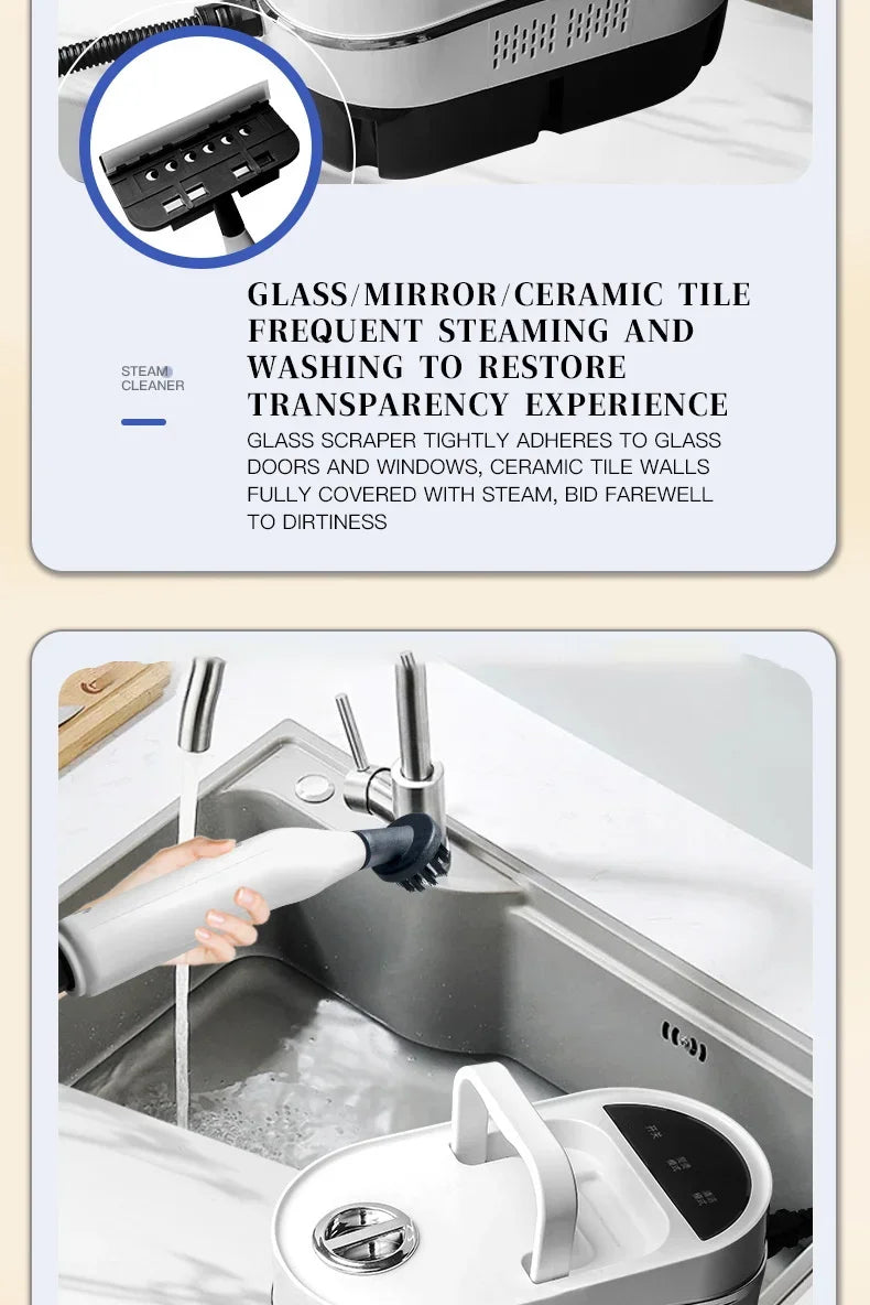 ZS - 220V 1500W High Pressure Handheld Steam Cleaner