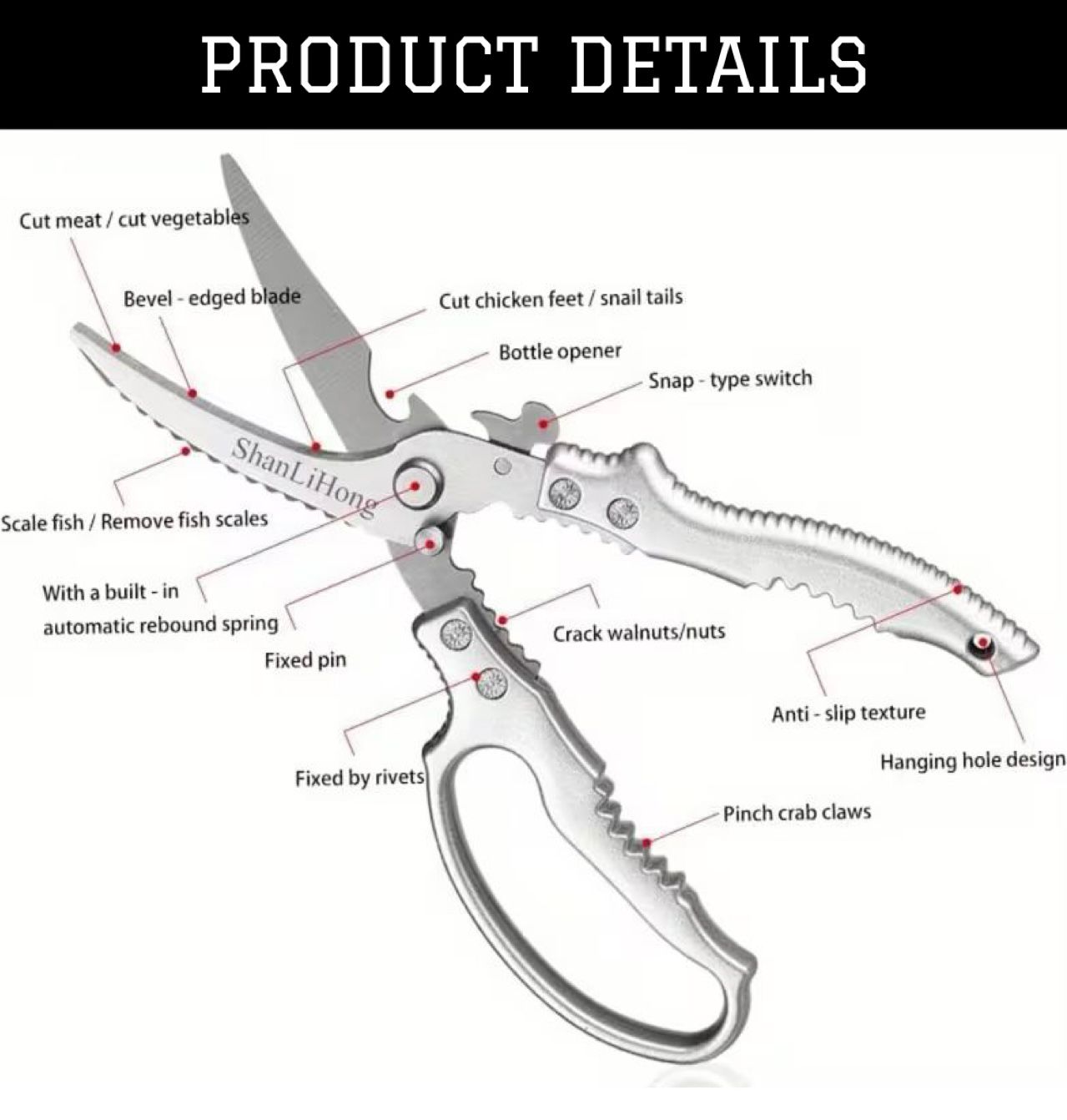 ZS - Multifunctional Kitchen Scissors