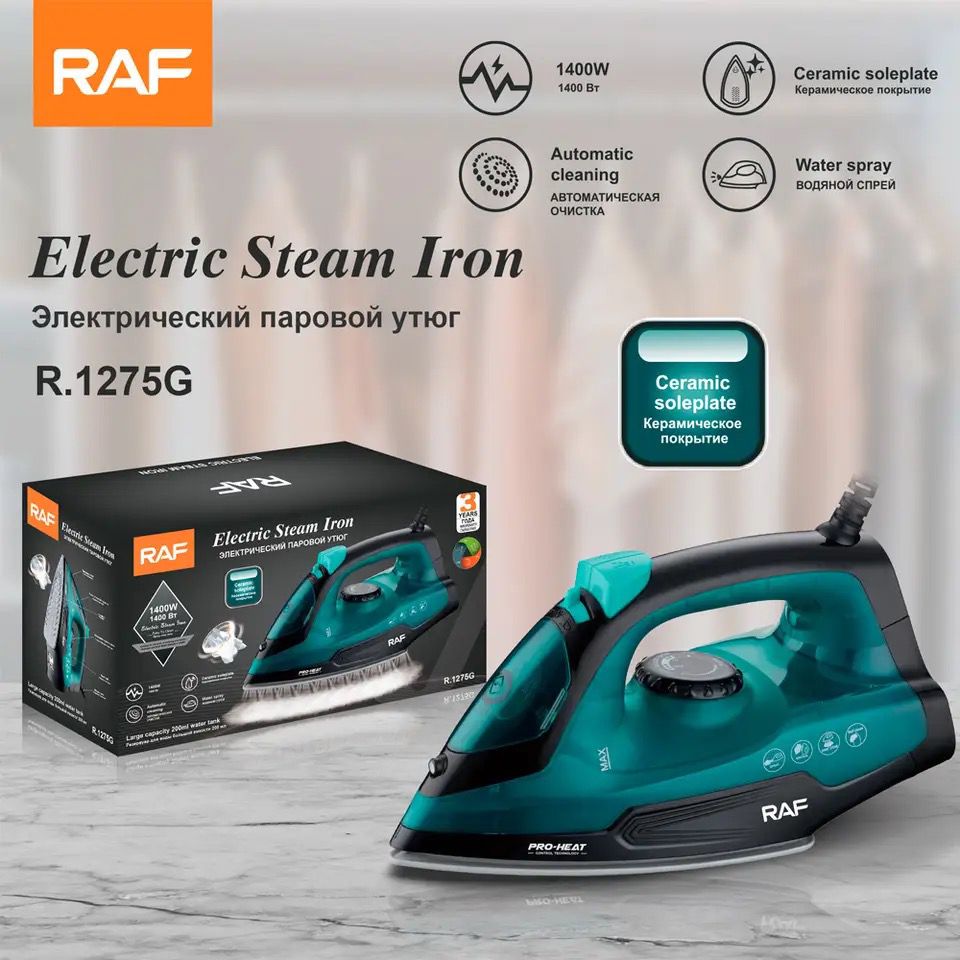 ZS - RAF Electric Steam Iron 1400W
