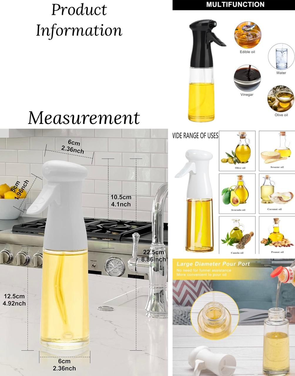 ZS - Oil Spray Bottle 200ml