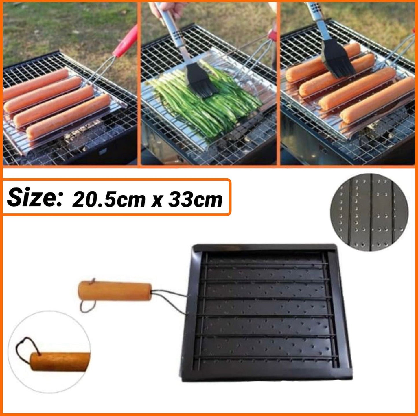 ZS - BBQ Braai Grill Plate