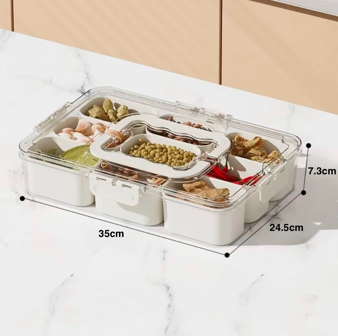 ZS - Multi-Purpose Snack Box - 9 Compartments