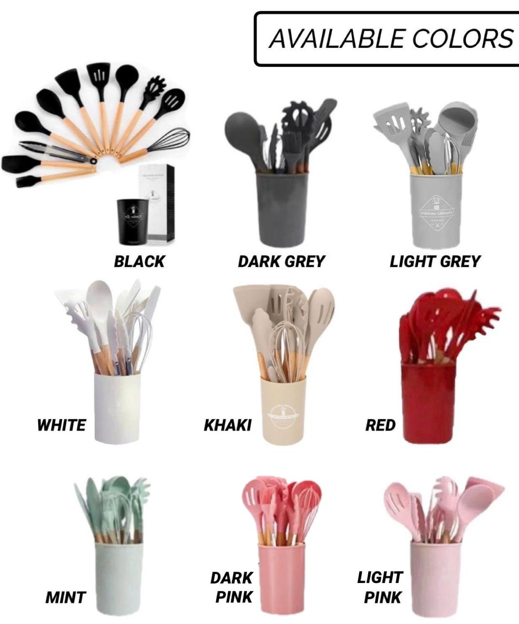 ZS - Silicone Kitchen Tools - Set of 12