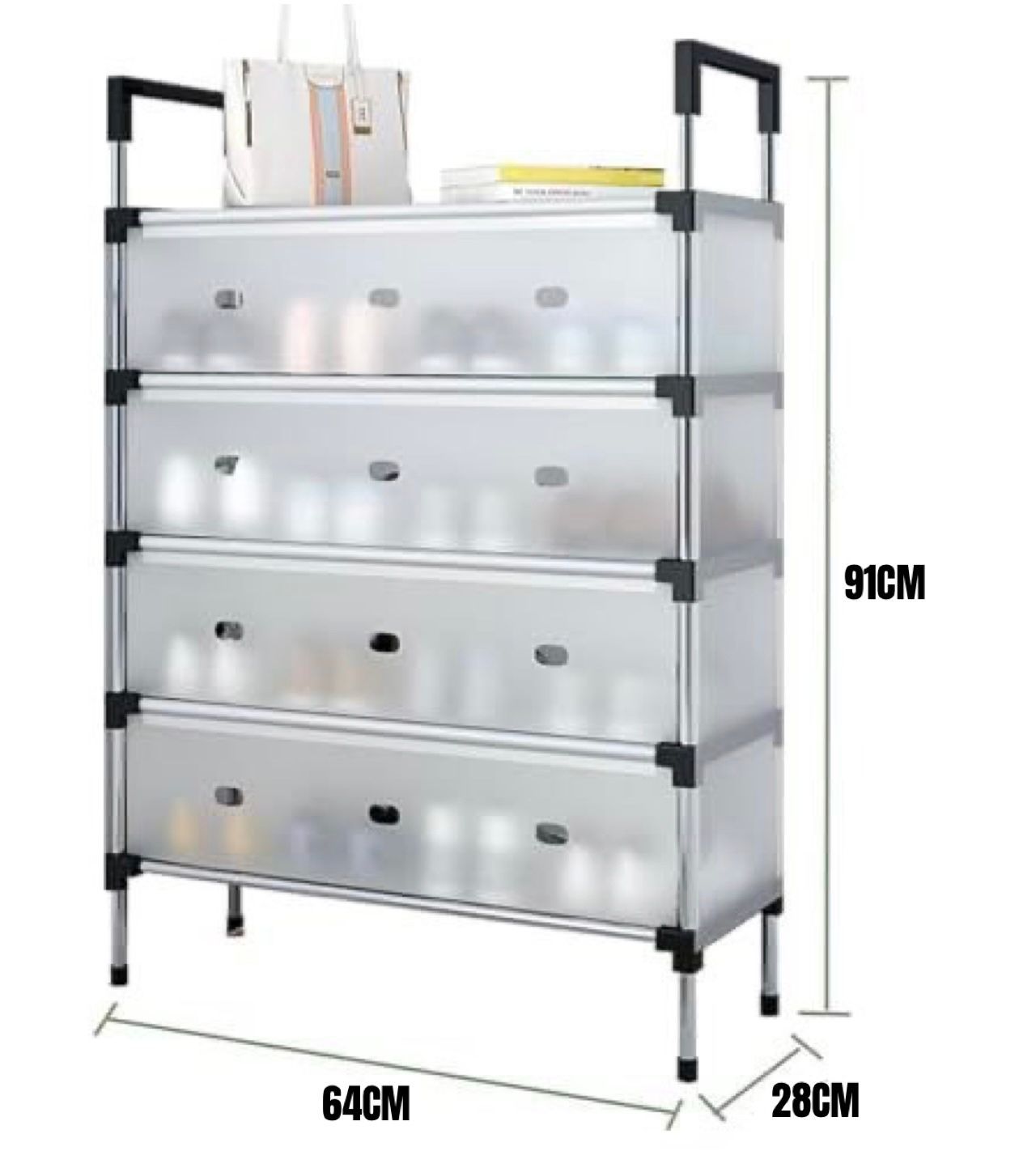 ZS - 4 Cabin Shoe Cupboard
