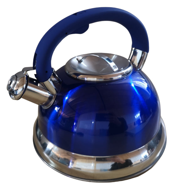 ZS - 3L Stove Top Stainless Steel Whistling Kettle - Blue