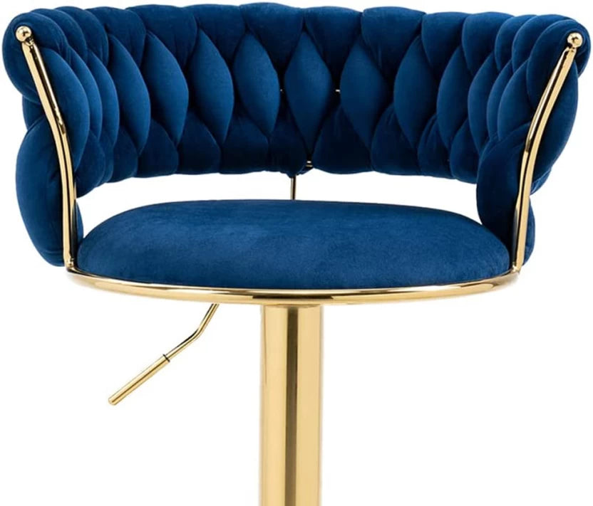 ZS - Novah Velvet Swivel Barstool