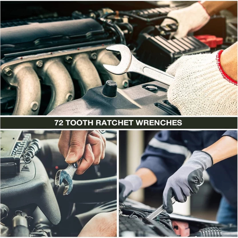 ZS - 7 Pieces Double Sided Rachet Wrench