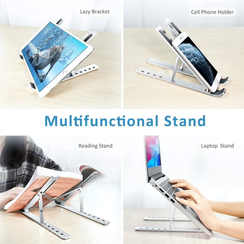 ZS - Portable Adjustable Aluminum Alloy Folding Computer Laptop Stand