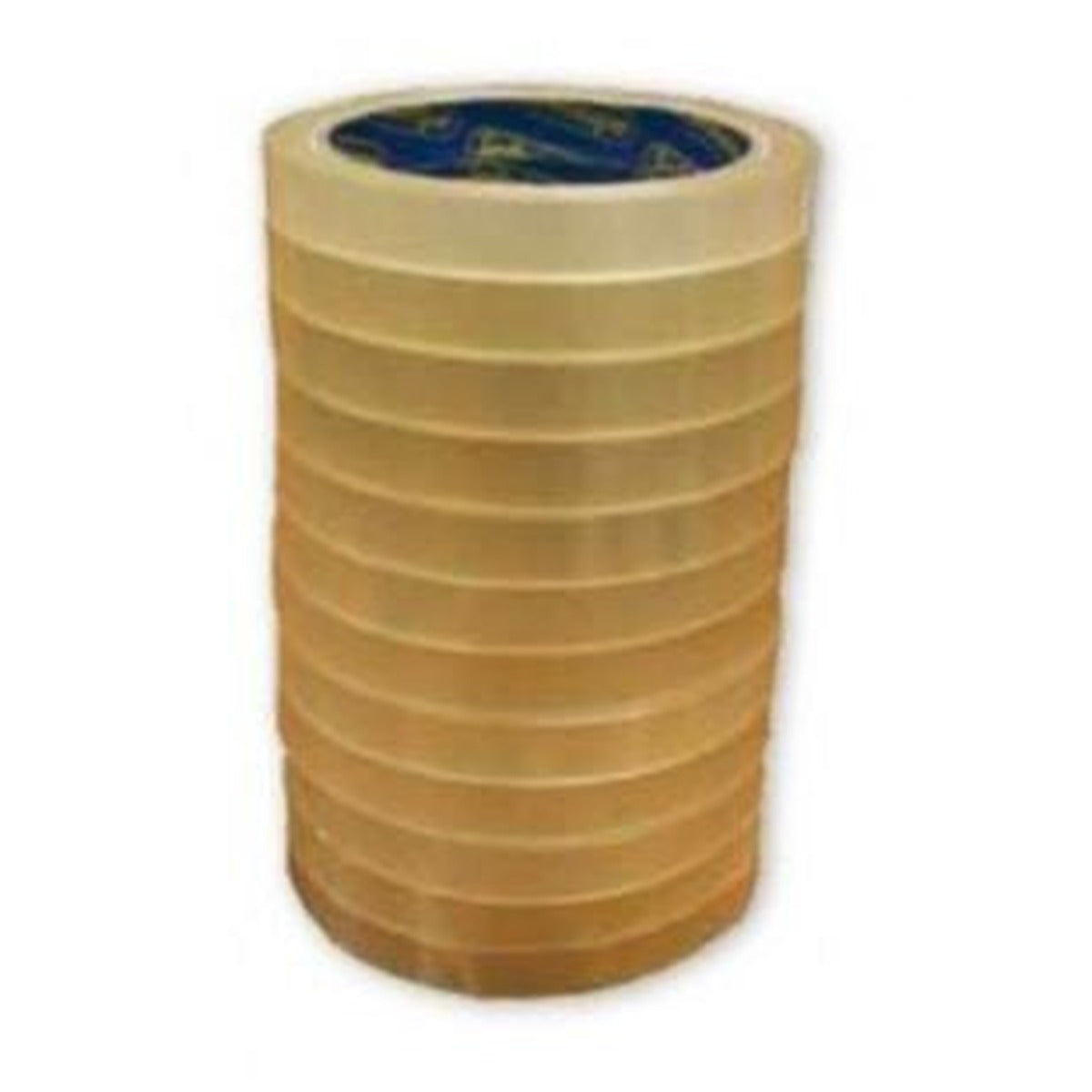ZS Clear Tape 12mm x 33m Transparent Pack of 12